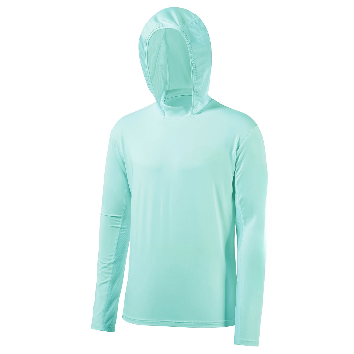 UPF 50+ Long Sleeve Hooded Fishing Shirts Winter Male Hoodies Muticolor Ourdoor Outfit
