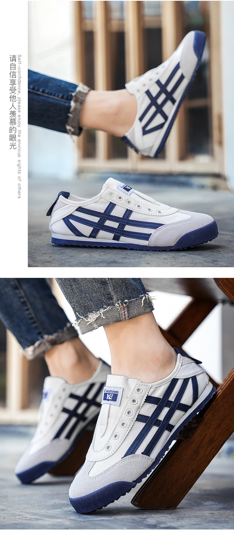Men's Classic Running Shoes Lace Up Flat Bottom Sports Shoes Soft Sole Walking Gym Breathable Couple Casual Canvas Tennis Shoes