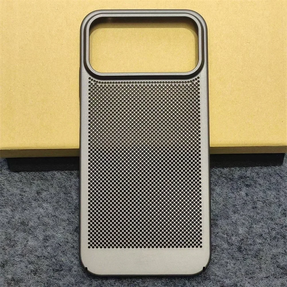 Matte Hard Phone Case - Ultra Thin Breathable Mesh Shockproof Protective Cover