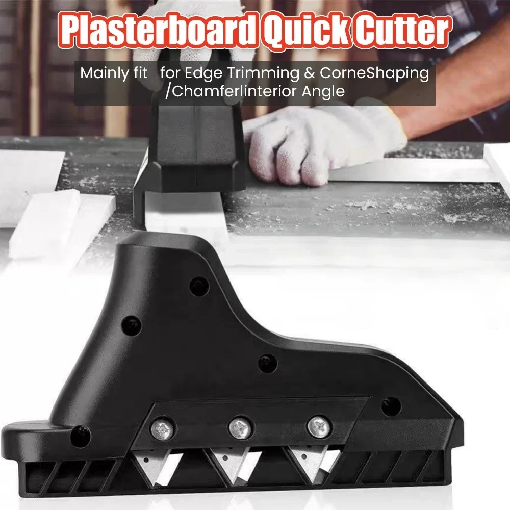1/2Pcs Plaster Board Quick Cutter Chamfering Planer Hand Plane Wood Plasterboard Edger Board Drywall Edge Chamfer Trimming Tool woodworking hand tools,wood trimming tool,gypsum board cutter