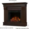 41'Electric Fireplace with Mantel for Living Room or Bedroom, Replaceable Fireplace Insert Heater,Realistic Log and Flame Effect 3