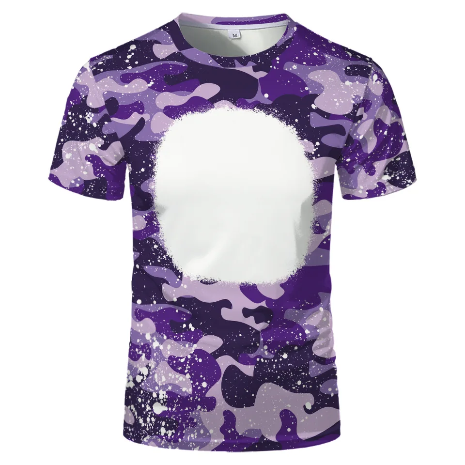 Camiseta en blanco de sublimación de calor, camisetas de Camou sueltas,  camisetas de manga corta, cuello redondo, ropa de calle informal, ropa para  fotos con impresión DIY - AliExpress, image size:960x960