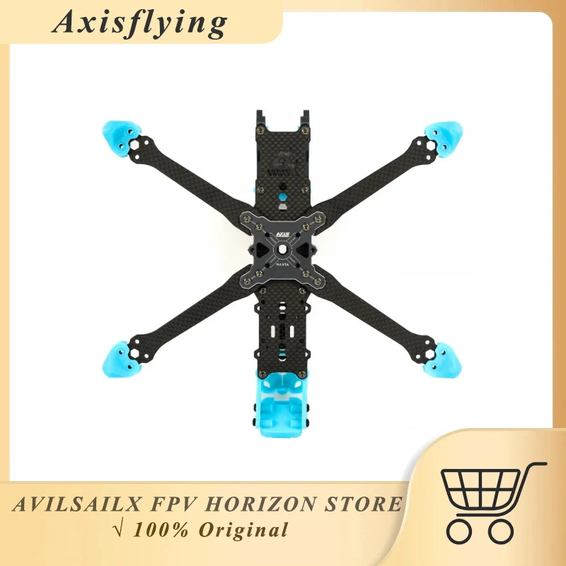 Axisflying KOLAS 7 Inch Long Range FPV Drone BNF with Analog HD Camera GPS Return to Home for Freestyle Cinematic Flight