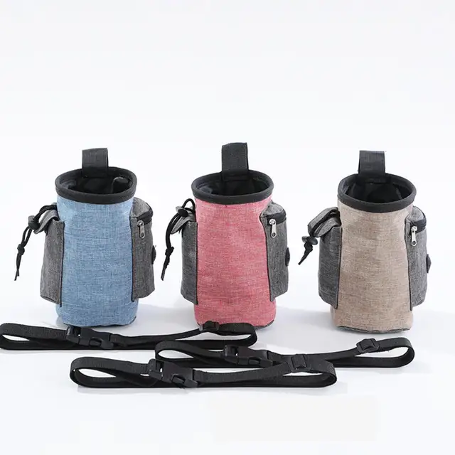 Dog Treat Pouch Puppy Feed Pocket Pet Training Waist Bag Dog Supplies Walking Snack Pouch Poop Bag Outdoor Food Toys Dispenser