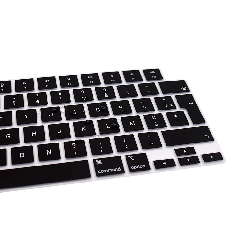 Protezione Per Tastiera System-S In Silestone Turchese – Copertura Silicone Per MacBook Pro/Air 13-17 Pollici E IMac, Layout AZERTY Francese - 5