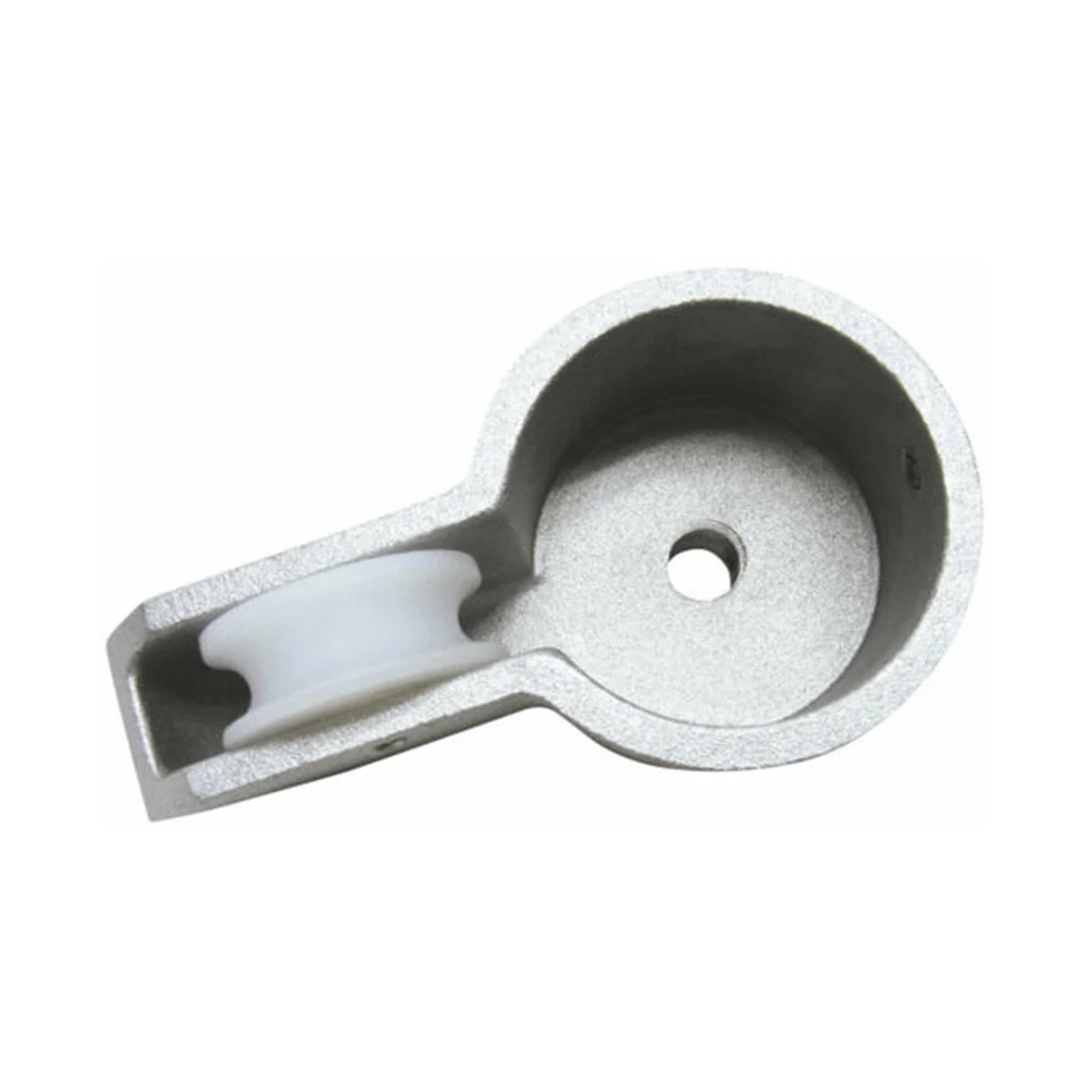 

DIY Accessories Mini Parts Flagpole Truck Flag Pole Parts 2inch Cast Aluminum Durable Halyard Rope Truck Pulley Clip