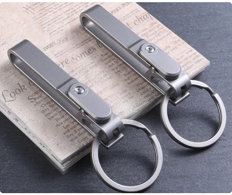 Titanium Alloy Keychain Multifunctional Unboxing Device Quick Release Bottle Opener With Lock To Prevent Accidental Opening