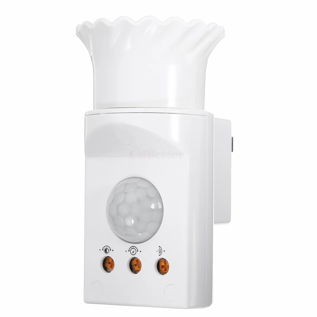 E27 Socket PIR Motion Sensor Lamp Holder Light Control Infrared Sensor Lamp Base Fitting 220V For LED Light Bulb Lighting