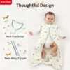 Baby Sleeping Bag Newborn Baby Anti-shock Sleeping Bag Pajamas Baby Pajamas Light Zipper Crawling Suit Anti-kick Cartoon Animal 2
