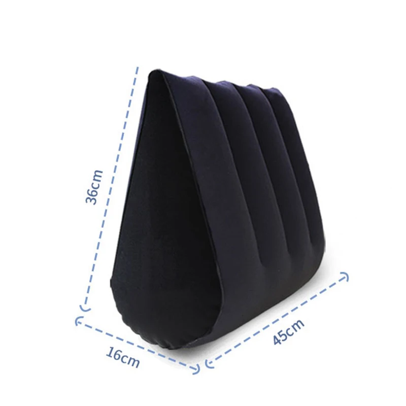 Wedge Pillow Triangle Cushion Exotic Funny Love Position Cushion Game Inflatable Magic Triangle Inflatable Pillow for Couples