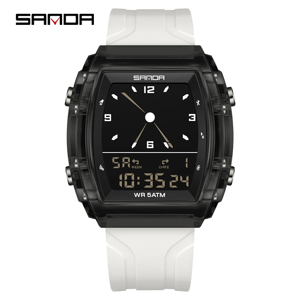 SANDA Luxury Waterproof Digital LED Sport Watch