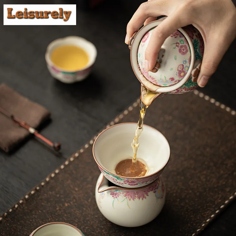 Lard Jelly Small Garden Tea Separator Infusor Handmade Tea Strainer Dispenser Tea Maker Tea Filter Tableware Accessories Craft