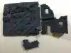 1/72 Resin Die-casting Scene Layout Props Gray Model Scene House Damaged Building Ruin Scene Platform Free Shipping (11×10x9) 2