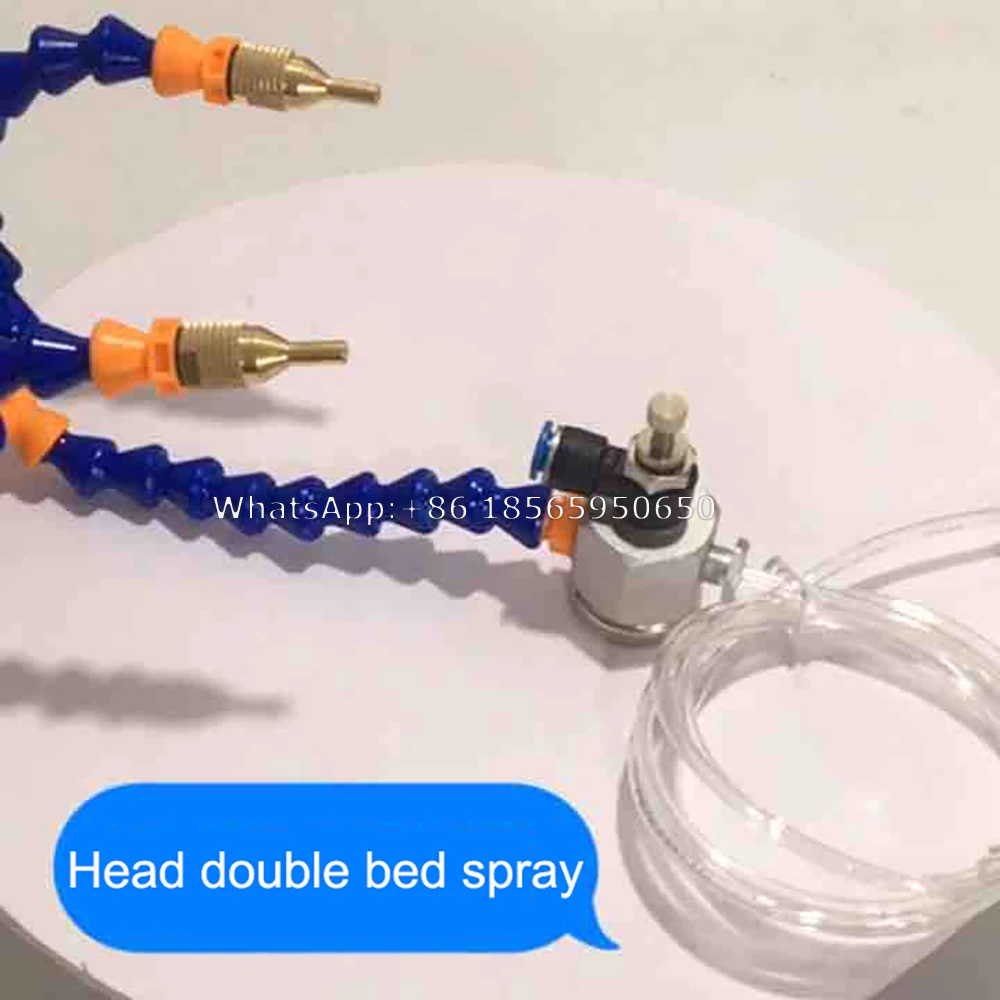 Machine Tool Cooling Pipe Blowing Nozzle Magnetic Base Double Head Water Spray Nozzle Oil Injection Pipe Circular Lathe Air Pipe 5