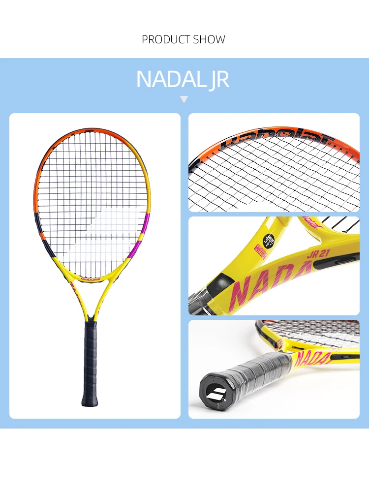 Original Babolat Tennis Racket for Children 2-12 Years Old Tennis Racquet Kids Light Training Racket