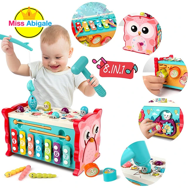 Baby Toys Learning Educational For Toddler Fishing Piano Music Montessori  Toys Games Children Educational Toys From 2 Years - Toy Musical Instrument  - AliExpress