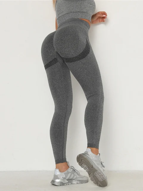 Soft Bubble Butt Leggings Women Seamless Yoga Pants Booty Push Up Legging  For Fitness