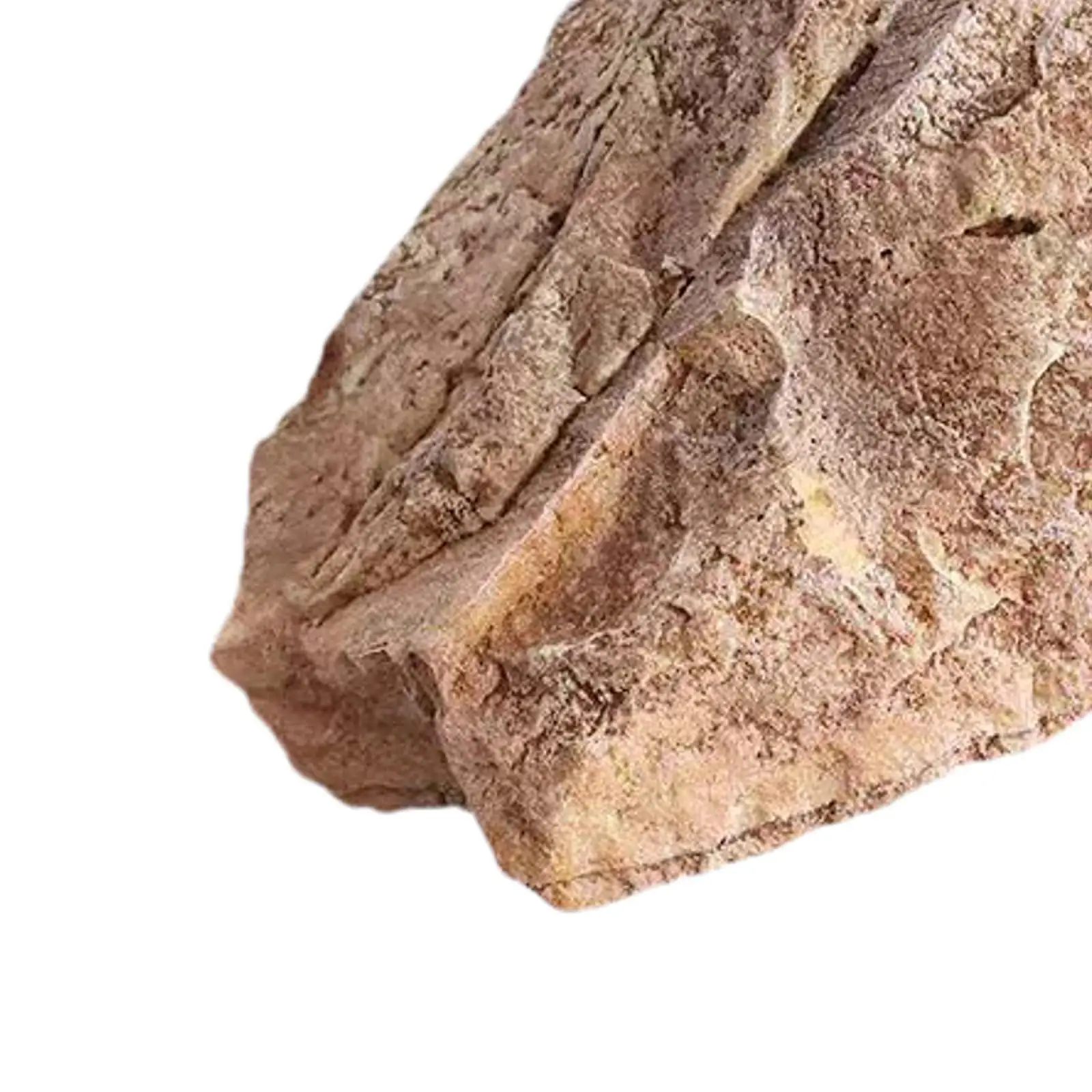 Artificial Rock Lightweight Versatile PU Sandstone Landscape Realistic Natural Texture for Squares Yard Parks Stations Aquarium