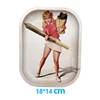 Tobacco Metal Trays 180*140mm Rolling Tray Houseware Accessories Sundries Storage Container 4