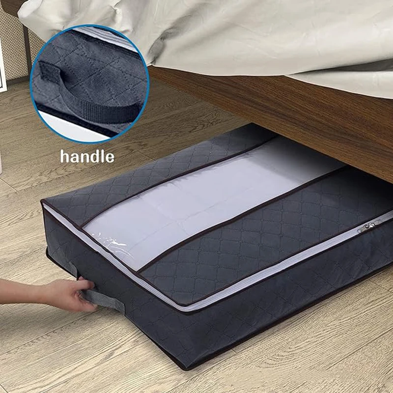 Underbed Storage Bag 90L 100x50x18cm Wardrobe Organizer Bed Box Blanket Toys Quilt storage bag,foldable storage bags,clothes storage bag,under bed storage box,storage box,quilt storage bag,clothes storage box,vacuum storage bags,clothes organizer,clothes storage organizer,foldable storage bag,bed storage bag