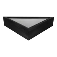 Flag Storage Box Display Case Wood Showcase Boxes Triangle Container for Holder Man Use 1