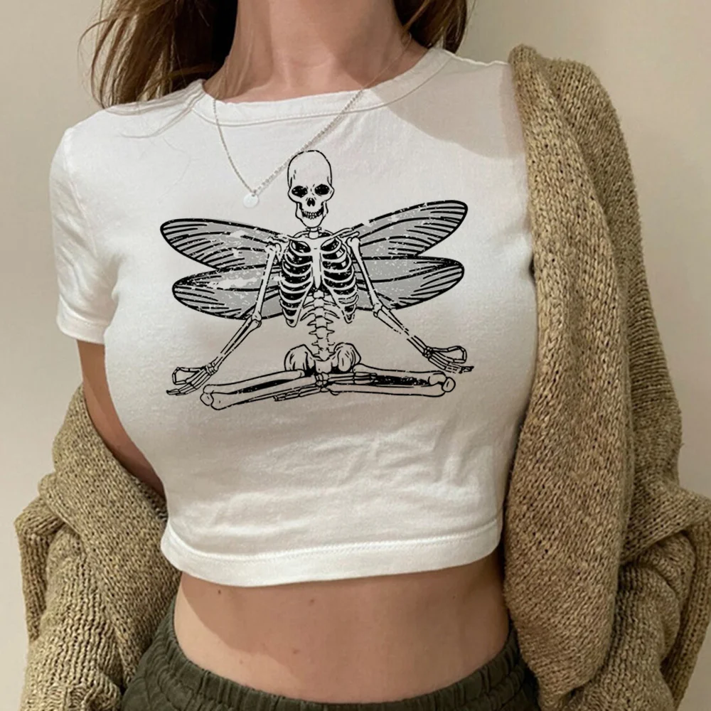 

fairy grunge goth yk2 90s crop top Woman aesthetic goth cute 90s clothing