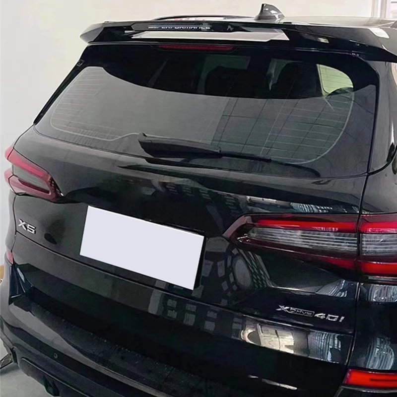 

For NEW BMW X5 G05 Roof MP Spoiler Accessory ABS Material Car Trunk Rear Lip Wing Tail FIN Refit Body Kit 2019-2022 Year