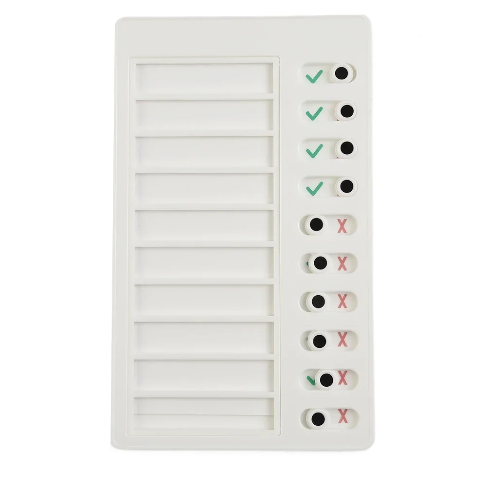 Blank Card Reusable Memo Chart Board for Daily Routine and Task Management Gift