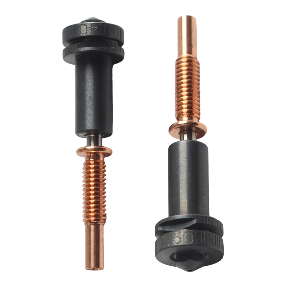 업그레이드된 고유량 삼중 금속 노즐, 경화 강철, 구리, 티타늄, 핫엔드 및 압출기 포함, 실리콘 슬리브 2 개, 0.4mm, 0.6mm