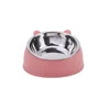 100ML Cat Dog Bowl 15 Degrees Raised Non Slip Puppy Base Cat Food Drinking Water Feeder Tilt Safeguard Neck Pet Bowl Accessories 4