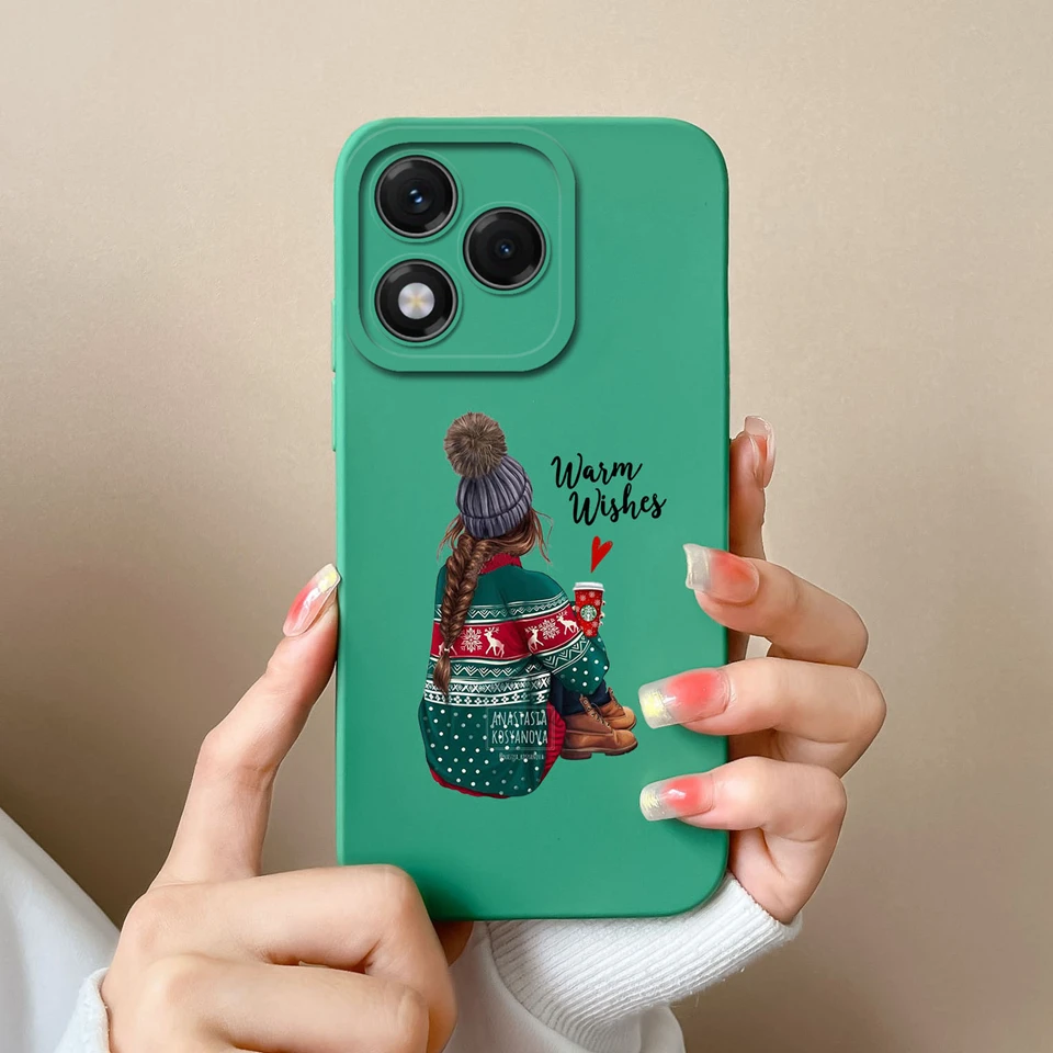 Purple Butterfly Girl Shockproof Silicone Soft Back Cover Case