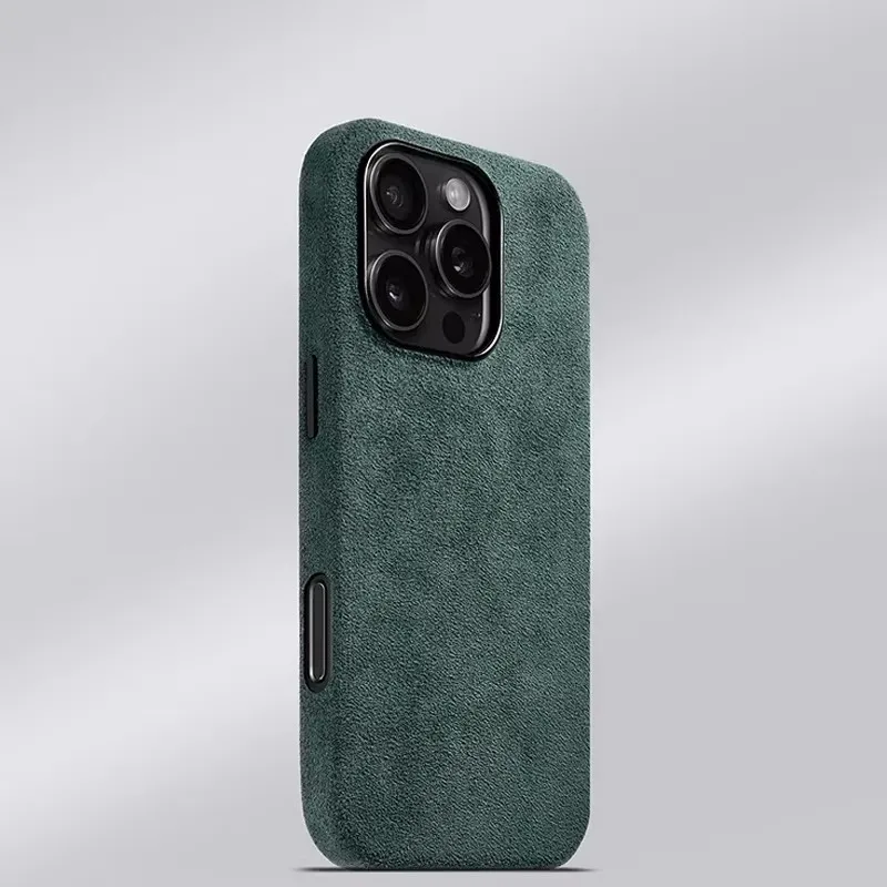 Premium Italian Suede Magnetic Luxury Flip Case - Supercar Inspired Leather Finish