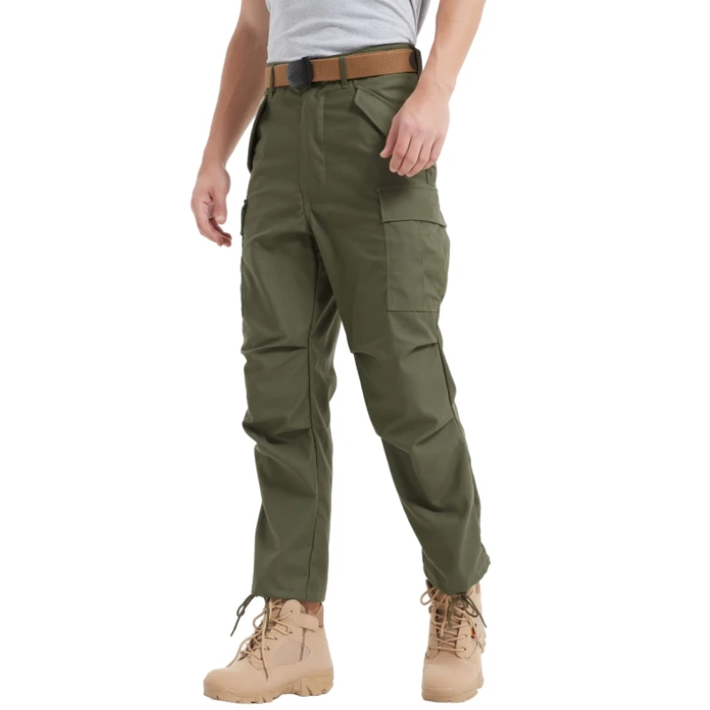 Military M65 Tactical Pants Field Army Training Combat Pants Men Outdoor Hiking Sports Work Wear Trousers Multi Pocket Overalls