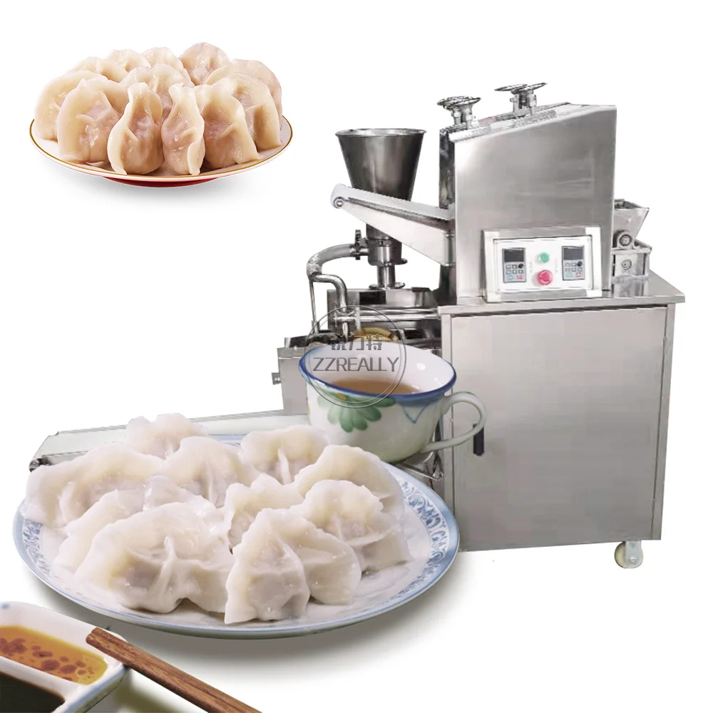 Large Full Automatic Dumpling Making Machine for Business Comercial Momo Skins Wrapper Machine small momo dumpling machine price manually operated bun machine automatic momo making machine