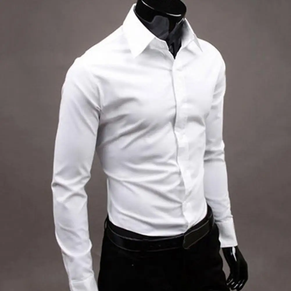 Camicia Uomo Quadretti Manica Lunga – Elegante E Casual – Vestibilità Regolare – Business, Matrimonio, Uso Quotidiano – Taglie Dalla S Alla XXL