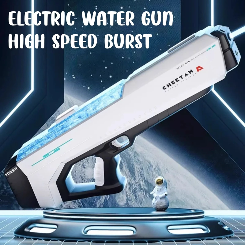 Automatic Absorb Water Children High-pressure Electric Water Gun Summer Outdoor Pool Fight Games Rechargeable Watergun for Kids 3