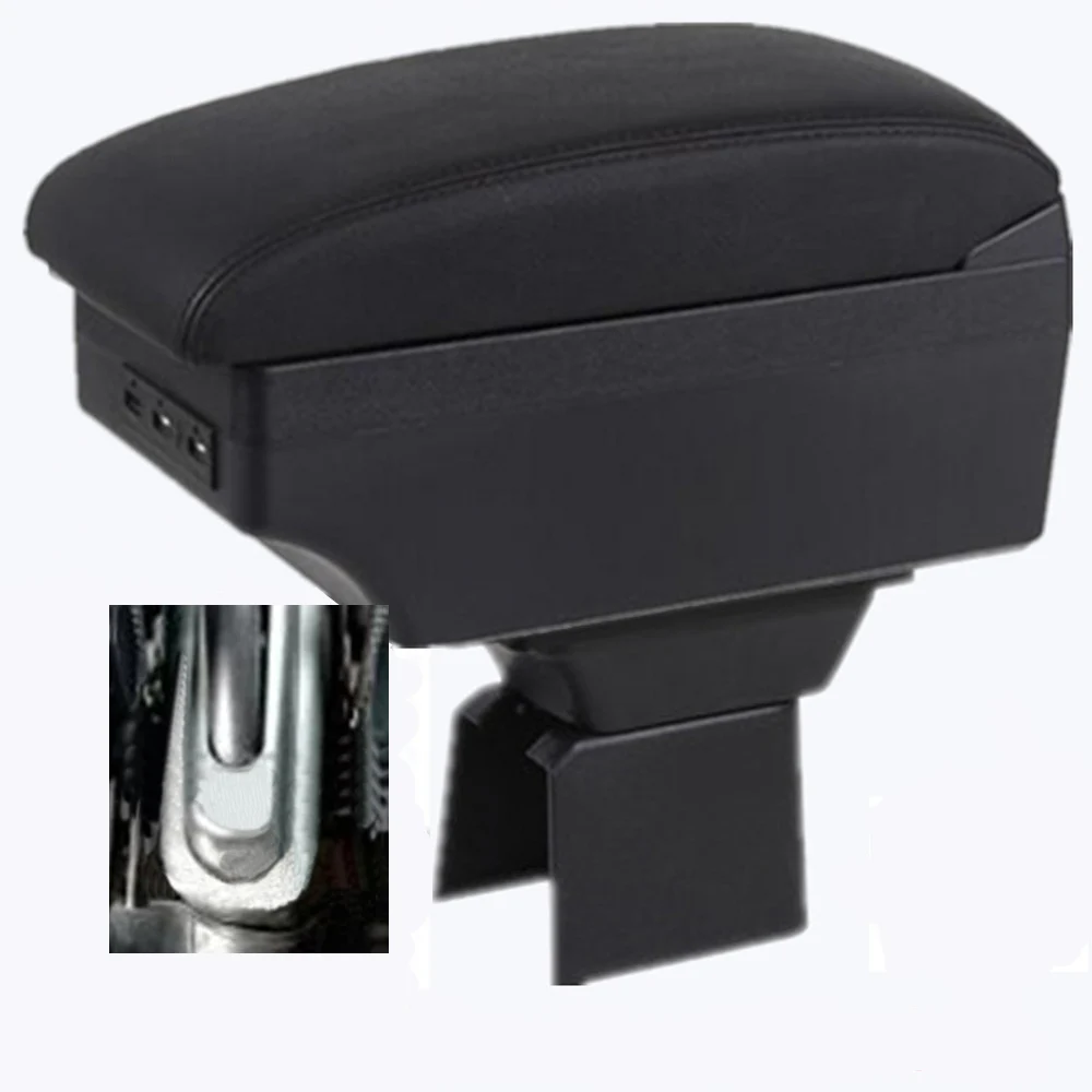 

For Ford Fusion Armrest Box Arm Elbow Rest Center Console Storage Case Modification Accessories with Cup Holder USB Port
