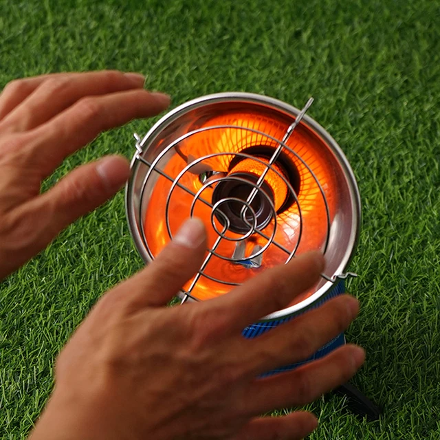 Hordozható Gázmelegítő Kültéri Melegebb Propánfűtés Kemping Bután Fűtés, Gázterület Fűtés Horgászathoz Hátizsákhoz - Image 6