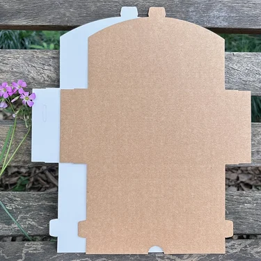 10 Stück Kraftpapier-Karton-Umschläge, Verpackungsboxen für Handyhüllen, Postkarten, Grußkarten, Fotos, Geschenke, einfarbig, braun – Detail 6