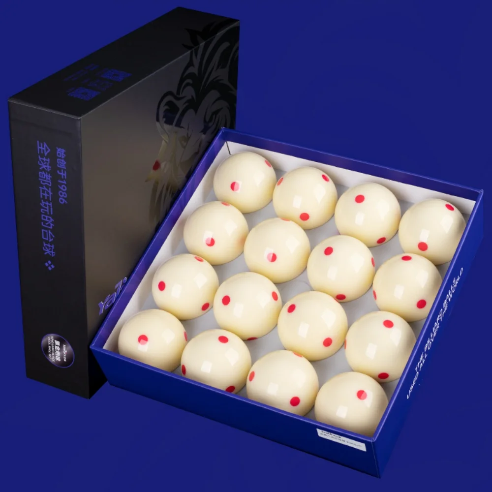 YALIN Professional Club / TV-Pro / Black Kingkong Phenolic Resin Billiard Pool Ball Set 2-1/4"