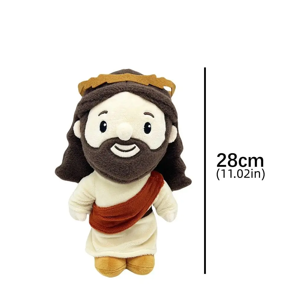 Sofa Cushion Home Decoration Jesus Cotton Doll Plush Pillow Cartoon Stuffed Jesus 28cm Kawaii Jesus Plush Toy Kids Toy