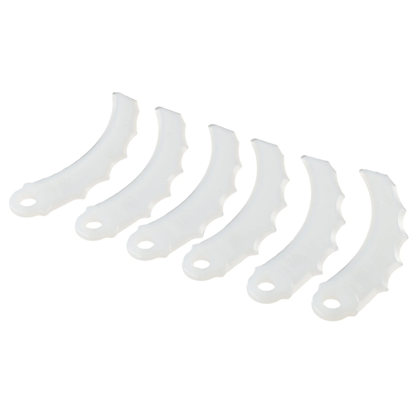 

12Pcs Plastic Blade For MAKITA 198426-9 Replacement Blades Cutter Head 3.6 Mm Thickness Grass Trimmer Garden Tool Parts