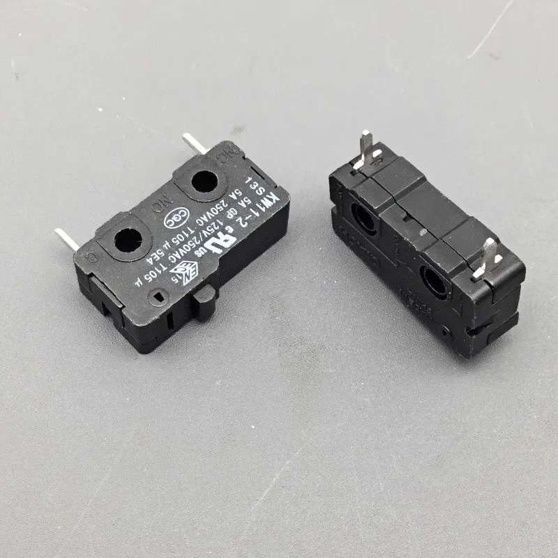5PCS Microswitch KW11-2 two-pin normally closed tip pin 5A travel limit detection reset button