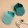 1PCS Baby Cartoon Silicone Feeding Snack Cup Toddle Portable Food Storage Box Portable Snacks Container Children's Tableware 2