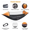 3 in 1 Camping Hammock with Mosquito Mesh Automatic Quick Opening Nylon Hammock Anti-Mosquito hanging Hammock tent for Outdoor 2