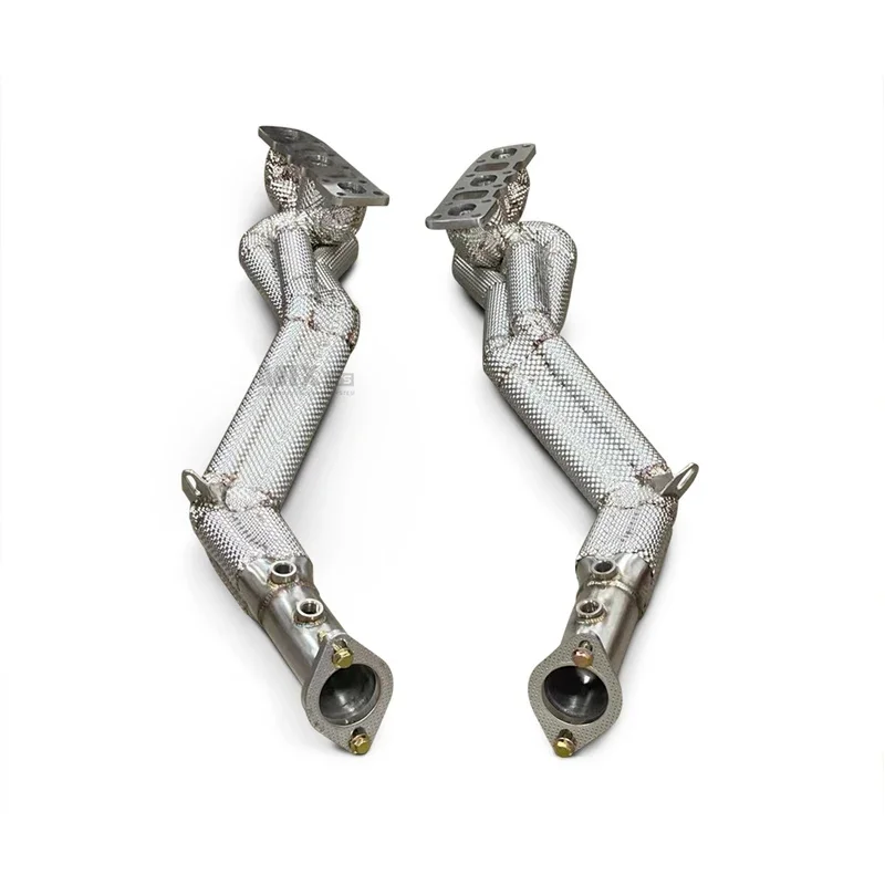 Exhaust Manifold Header For Nissan 370Z 3.7L 2009- Engine Stainless Steel Exhaust Muffler Pipe