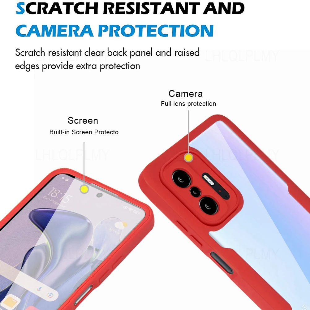 Ultimate 360-Degree ShockProof Protective Phone Case - Front and Back Coverage