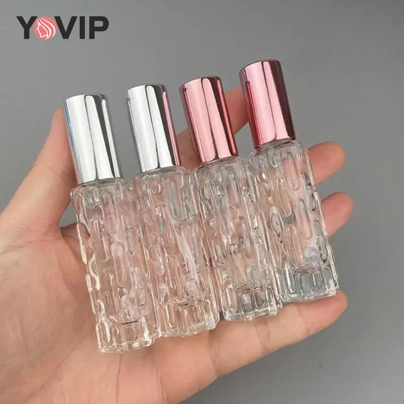 두꺼운 유리 용기 Empty10ml 향수 리필 병 휴대용 화장품 스프레이 분무기 휴대용 여행 서브 병