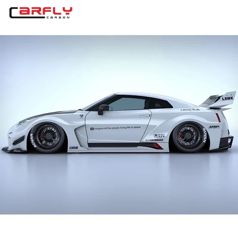 LB Style Car Carbon Fiber GTR R35 Body Kit for Nissa n GT-R custom - Image 4