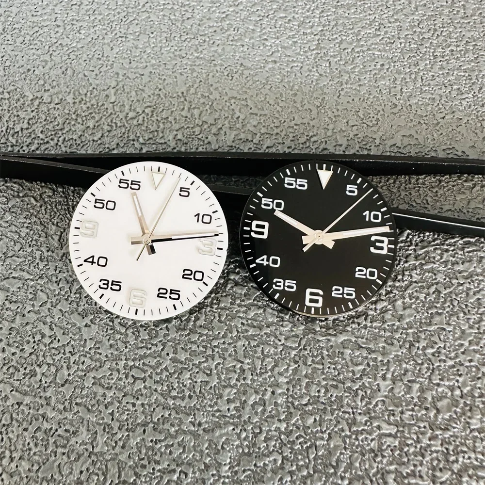 Watch Dial Set Green Luminous Watch Accessories Faces+hands for 8215/ 8200/ 8205/ 821A/ 2813 Movement 29mm